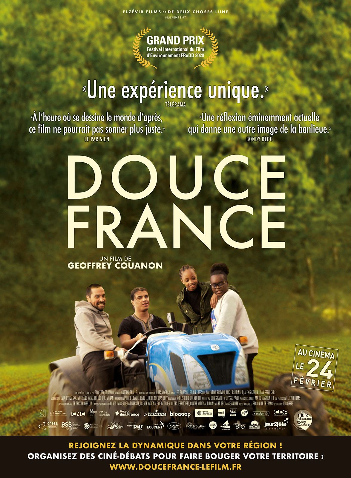 Réunion d'information sur le film Douce France