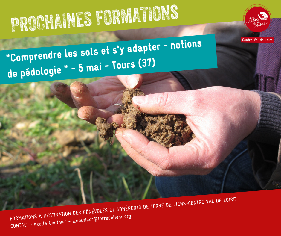 Formation "Comprendre les sols et s'y adapter - notions de pédologie"