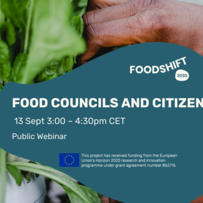Webinar : food councils and citizens
