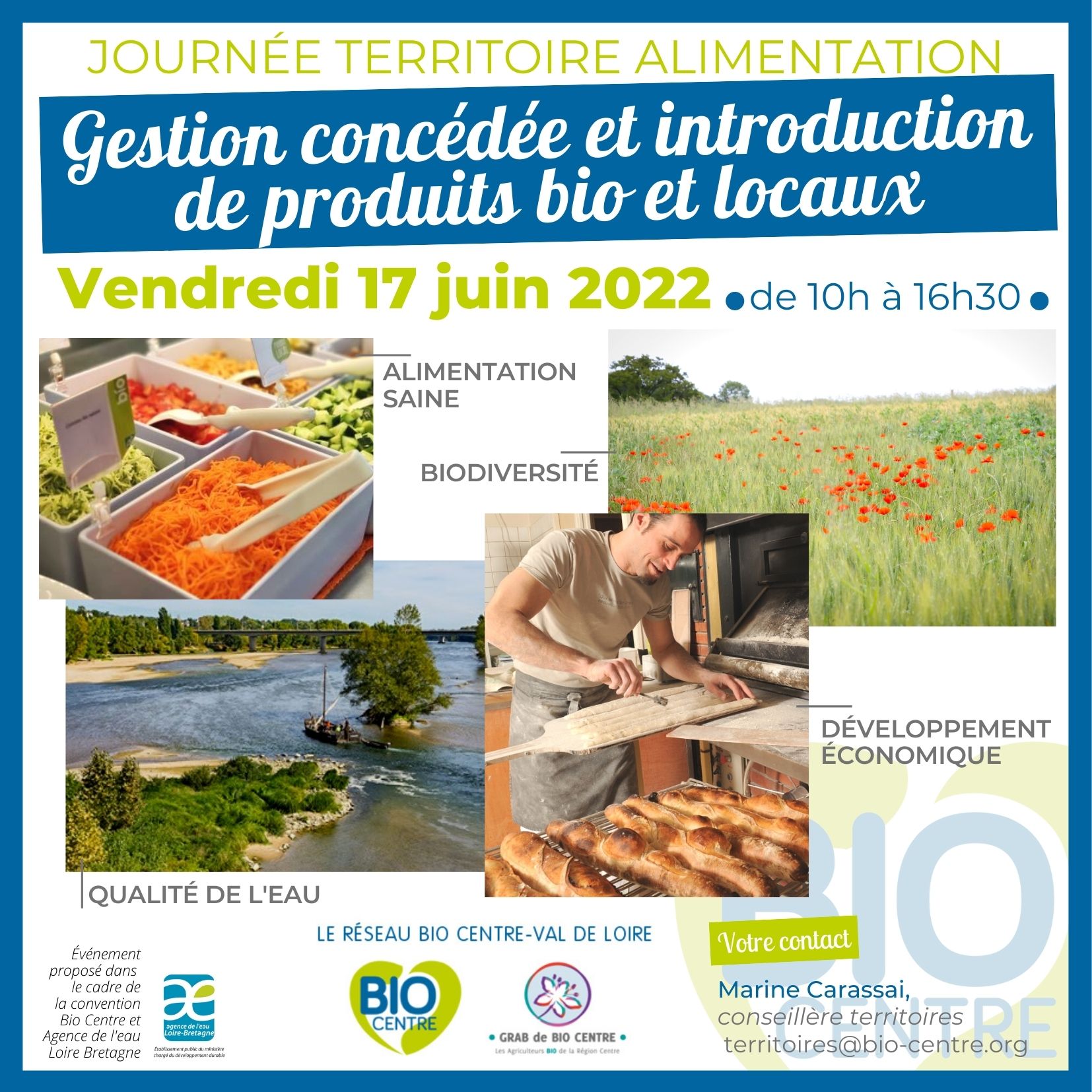 Journée Territoire Alimentation : Gestion concédée et introduction des produits bio