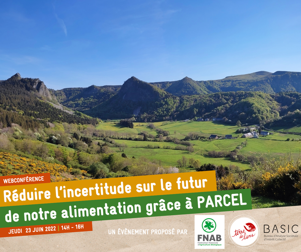 Webconférence « Parcel : un outil pour réduire l’incertitude sur le futur de notre alimentation »