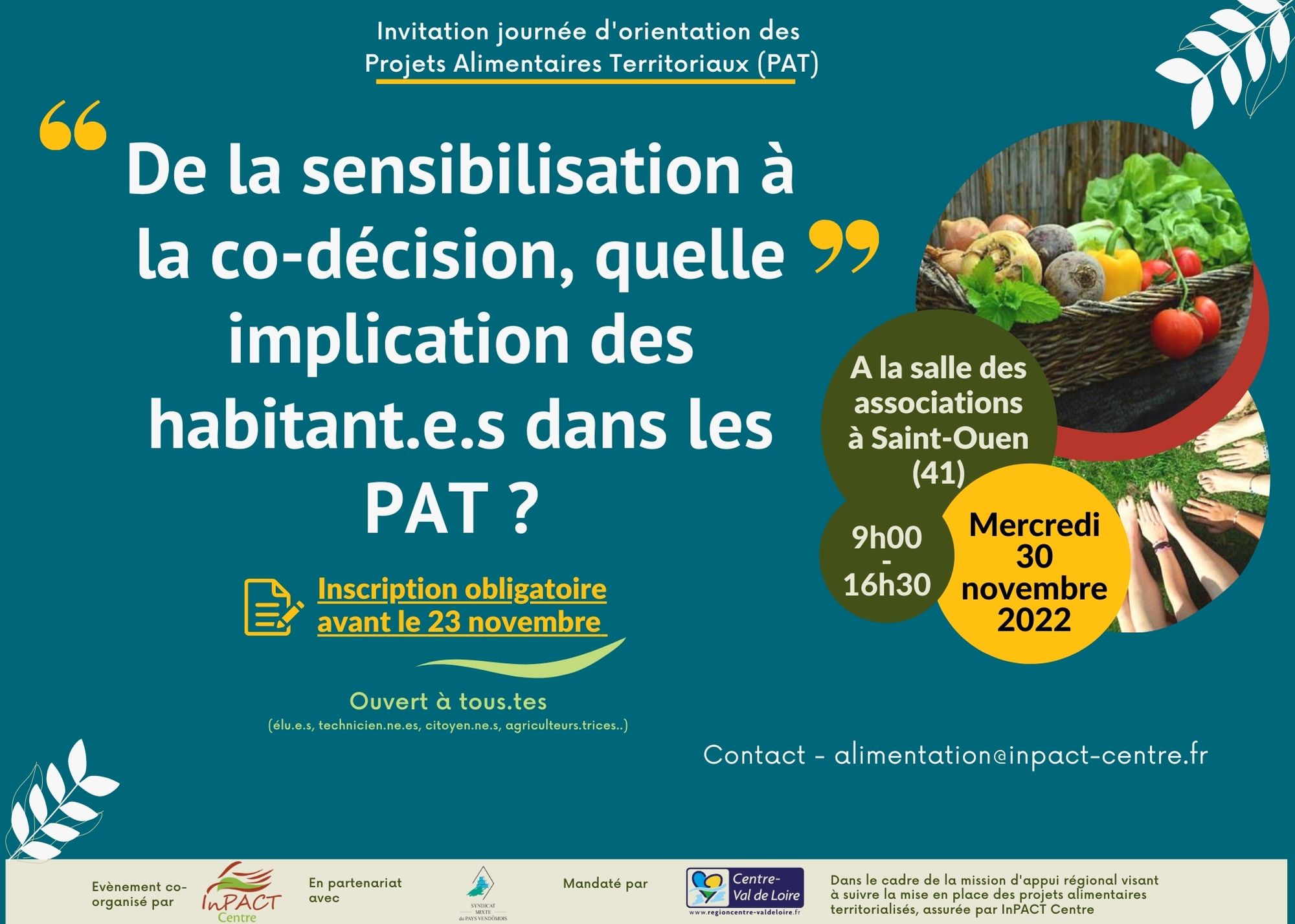 Journée d'orientation des PAT : De la sensibilisation à la co-décision, quelle implication des habitant.e.s dans les PAT ?