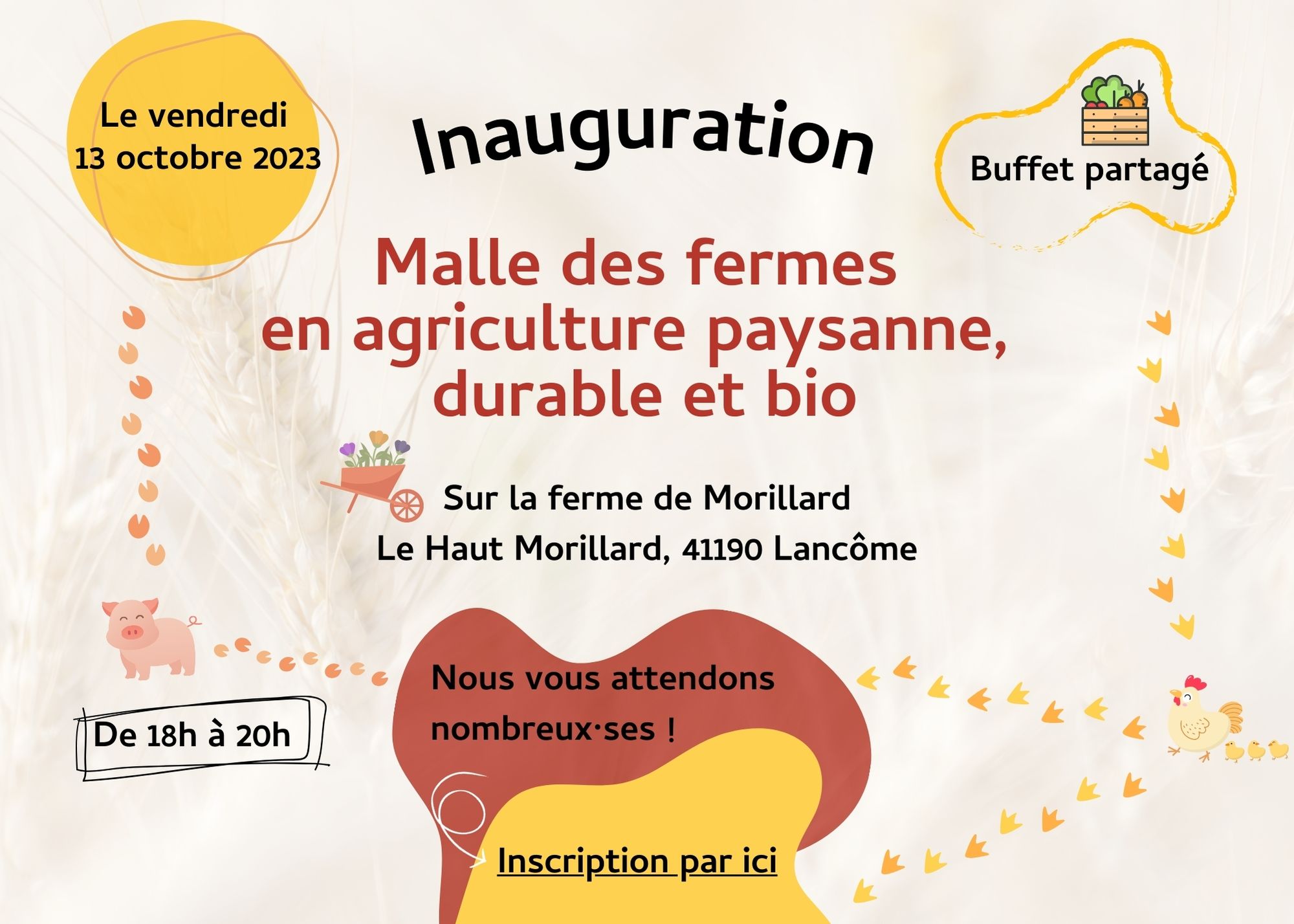 Inauguration de la Malle des Fermes en Agriculture Paysanne