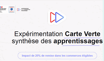 Étude – Expérimentation « Carte Verte »
